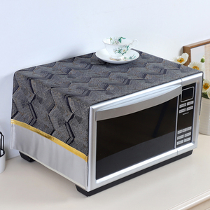 微波炉罩盖巾防油防滑盖布罩格兰仕美的长方形烤箱多用北欧床头柜