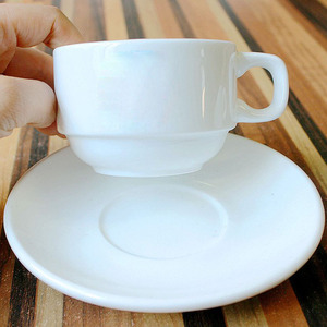 百灵欧式咖啡杯套装定制logo单品美式咖啡水杯子酒店餐具时尚礼品