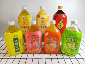 康师傅芒果小酪多多蔓越莓酸梅汤柚子梨红西柚乳酸菌水乐 1L*8瓶