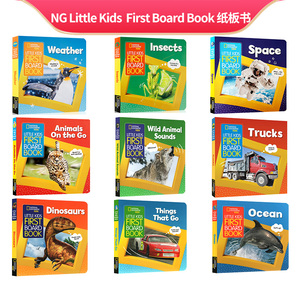 英文原版美国国家地理National Geographic Kids Little Kids First Board Book 恐龙/海洋/天气 儿童启蒙学习科普纸板书