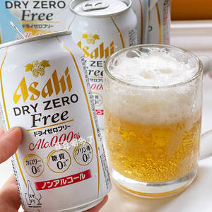 日本朝日Asahi无酒精DRY ZERO零卡无嘌呤0糖无醇啤酒罐装饮料