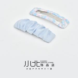 韩国新款蓝色bb夹ins可爱发卡发夹女卡子侧边头饰刘海夹子后脑勺