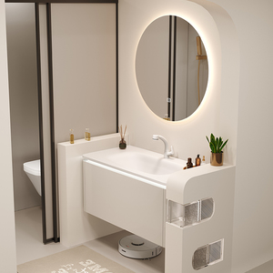 浴室柜65|75|85厘米95cm|105公分卫生间洗漱台洗手洗脸盆一体组合