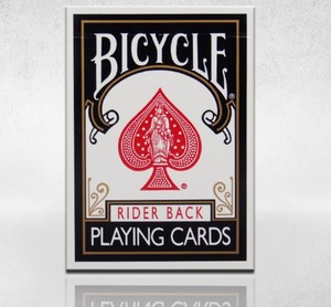 默默纸牌Bicycle black decks美国黑色单车牌背新版ky扑克牌