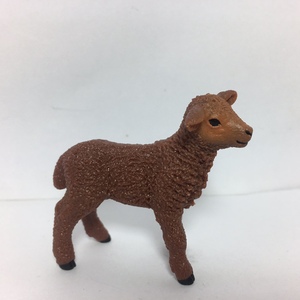 思乐Schleich 动物模型玩具 98271 圣诞款特别限量版棕色小绵羊