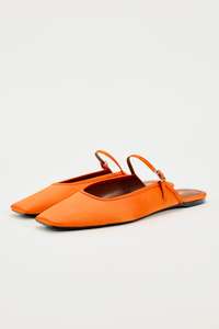 2色ZARA国内代购 女鞋BALLET FLAT MULES 1555/310 1555310