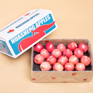 【华圣】陕西洛川红富士时令苹果当季新鲜水果脆甜蓝套箱礼盒18斤