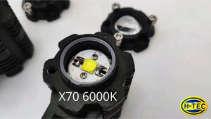 XHP70 X70 汽车LED透镜射灯中网 摩托远近补助灯 越野货车激光灯