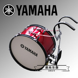 雅马哈YAMAHA专业背架大小军鼓适合校乐队军乐团演出多色洋鼓包邮