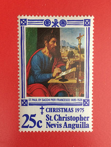 圣克里斯托弗和尼维斯1975 萨基.弗朗西斯科画作©圣徒保罗  1全