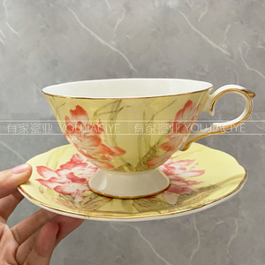 欧式宫廷风皇家咖啡杯碟茶壶套装创意英式下午茶红茶杯茶具骨瓷