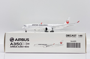 新 JC Wings SA4005 日本航空 1:400 A350-900XWB JA12XJ 模型