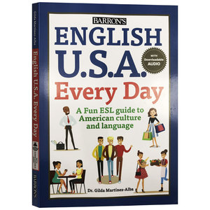 美式英语 常见英语词汇和习语 English U.S.A. Every Day 英文原版字典词典 美国文化 英语对话附音频