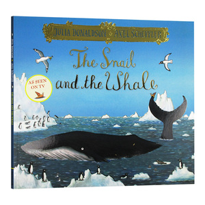 小海螺和大鲸鱼 The Snail and the Whale Festive Edition 英文原版儿童英语启蒙经典故事绘本 朱莉娅唐纳森 全彩插图 英文版书
