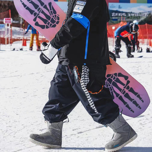 john snow单板滑雪裤超宽松平花防水滑雪服男女裤子户外保暖冬季