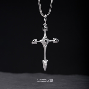 LOSELOS 原创设计-周年限定【马耳他十字】项链小众先锋十字架
