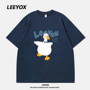 【大牌折扣】LeeYOX官方联名|品牌撤柜|新款短袖t恤男女同款上衣