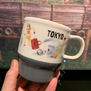 日本星巴克杯子东京城市限定款陶瓷马克杯办公喝水咖啡杯礼物