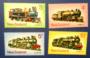新西兰 1973年动力机车 火车头邮票 外国邮票
