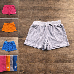 出口美国女童装夏季休闲短裤外贸原单中大童跑步打球速干运动裤薄
