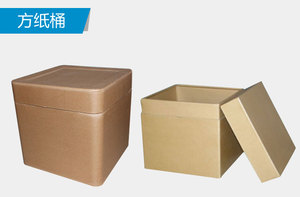 化工医药食品添加剂 方纸桶 全纸方桶 方形纸板桶提手方形纸板桶