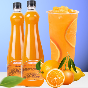 德馨橙汁浓缩果汁果味浓浆原浆饮料奶茶店商用饮品冲饮原料800ml