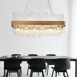 后现代别墅大气客餐厅灯美式设计师简约卧室北欧创意个性玻璃吊灯