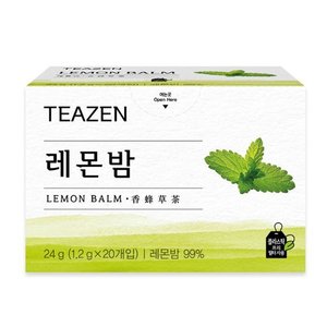 韩国进口Lemon Balm TEAZEN柠檬香蜂草茶凝神静气少体脂解腻20包