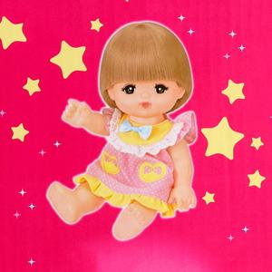日本进口咪露洋娃娃蝴蝶结长发妹妹女孩玩具儿童礼物仿真衣柜玩偶