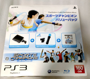 索尼  日版原装全新   体感运动套装  PS3游戏主机   全新未通电