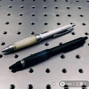 日本进口uni三菱SXN-1000金属杆重手感中油笔Jetstream抗手防疲劳水笔软握胶笔0.7mm圆珠笔可换0.5mm中性笔芯