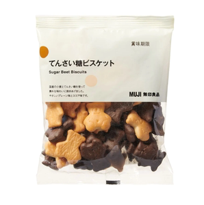香港代购MUJI无印良品原味可可味混合小熊饼干日本产曲奇零食点心
