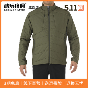 美国511/5.11户外防风保暖78006隔热P棉战术外套修身轻量棉服夹克