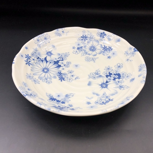 微瑕日本陶瓷进口22厘米菜盘子碟子浅盘日式和风陶瓷器餐具