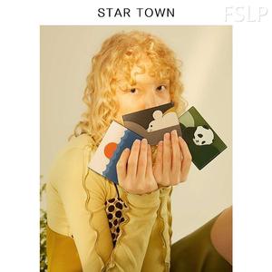 STARTOWN原创设计真皮卡包女2022新款可爱动物短款多卡位女式钱包