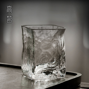 威士忌杯玻璃水晶杯日本洋酒烈酒杯日式设计师款杯子荒木樱子酒杯