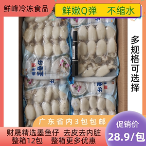 财晟精选墨鱼仔冷冻水产商用海鲜食材烧烤火锅清蒸宴席广东包邮