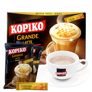 新日期印尼进口可比克kopiko可比可拿铁咖啡三合一速溶咖啡粉24包