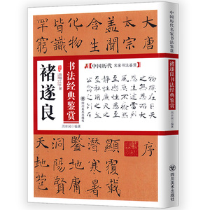 褚遂良书法经典鉴赏/中国历代名家书法鉴赏雁塔圣教序大字阴符经倪宽赞孟法师碑褚遂良书法教程集行书楷书书法技法