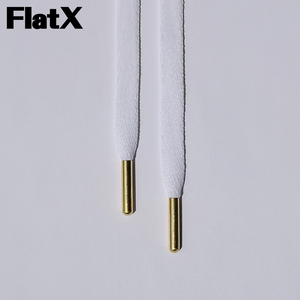 FlatX扁鞋带AJ6 AF1高帮适用金属头扁鞋带黑白色金属头120cm140cm