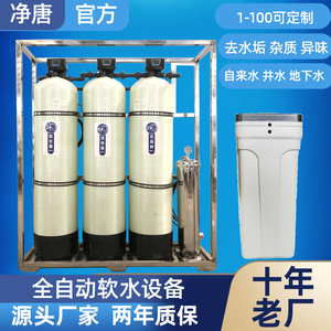 工业软化机水处理设备全自动软水机商用净水器设备前置井水过滤器