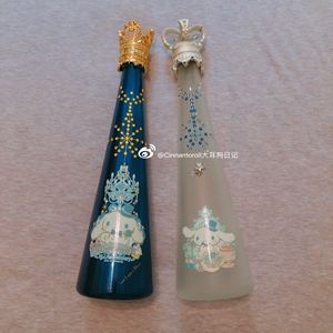 fillico日本神户矿泉水施华洛水晶雕饰 辉煌皇冠款天使的礼物空瓶