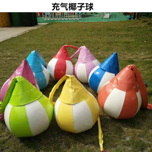 室内儿童乐园淘气堡配件电动椰子树椰子球秋千吊球游乐场设备定做