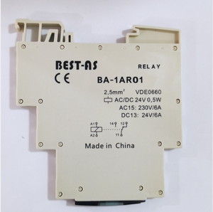 现货单片贝斯特BA-1AR01端子继电器 PLC/变频器/低压自动化控制系