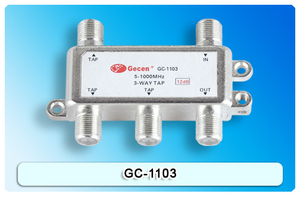 佳讯 GC-1103 有线电视信号三路分支器 一分三3分支 干线工程用