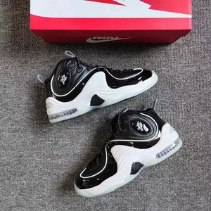 Nike/耐克男子AIR PENNY2哈达威漆皮中帮缓震篮球鞋DV0817-001