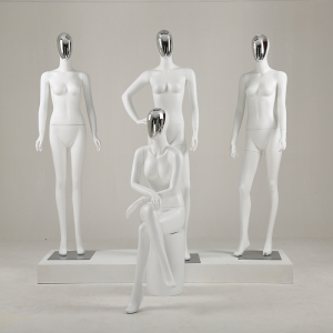 华贵模特展示道具女全身假人模型服装店橱窗人体坐站姿人台展示架