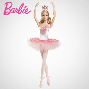 芭比娃娃玩具收藏版芭比之芭蕾心愿女孩生日礼物DGW35