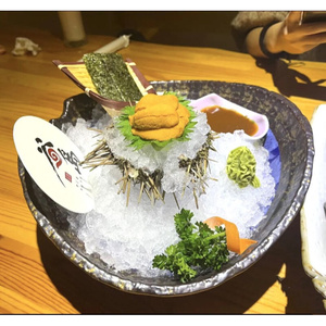 新中日本式料理陶瓷餐具异形刺身拼盘海胆松叶蟹碗沙拉盘冷凉菜碟