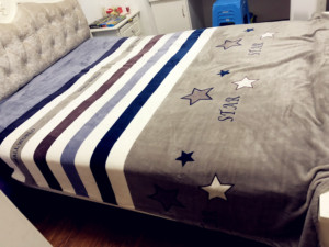 订做法兰绒毛毯加厚毯子床单床笠珊瑚绒四件套宿舍午睡薄被彩星